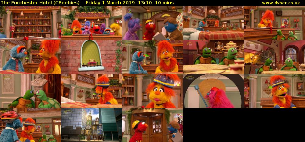 The Furchester Hotel (CBeebies) Friday 1 March 2019 13:10 - 13:20