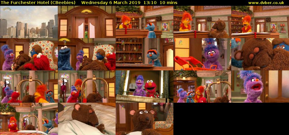 The Furchester Hotel (CBeebies) Wednesday 6 March 2019 13:10 - 13:20