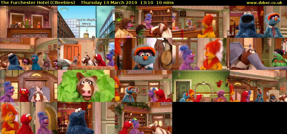 The Furchester Hotel (CBeebies) Thursday 14 March 2019 13:10 - 13:20