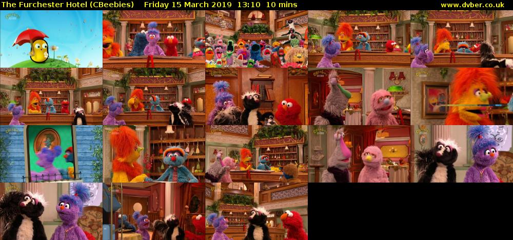 The Furchester Hotel (CBeebies) Friday 15 March 2019 13:10 - 13:20