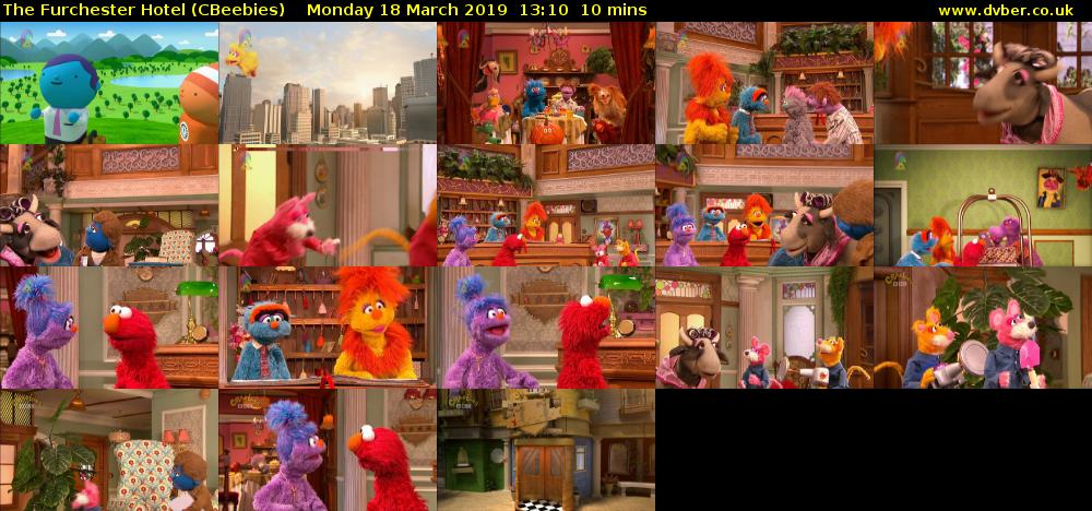 The Furchester Hotel (CBeebies) Monday 18 March 2019 13:10 - 13:20