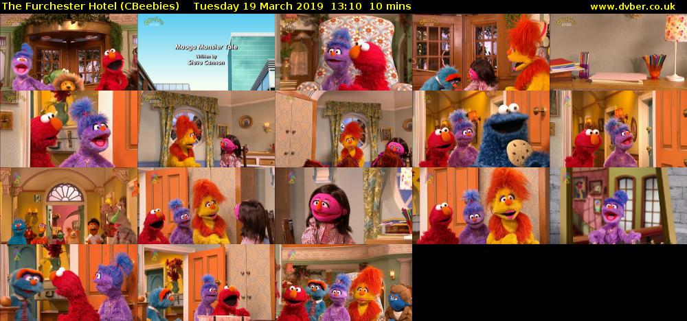 The Furchester Hotel (CBeebies) Tuesday 19 March 2019 13:10 - 13:20