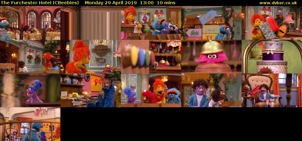 The Furchester Hotel (CBeebies) Monday 29 April 2019 13:00 - 13:10