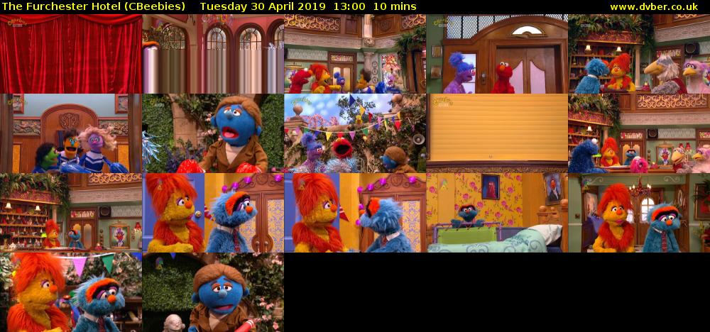 The Furchester Hotel (CBeebies) Tuesday 30 April 2019 13:00 - 13:10