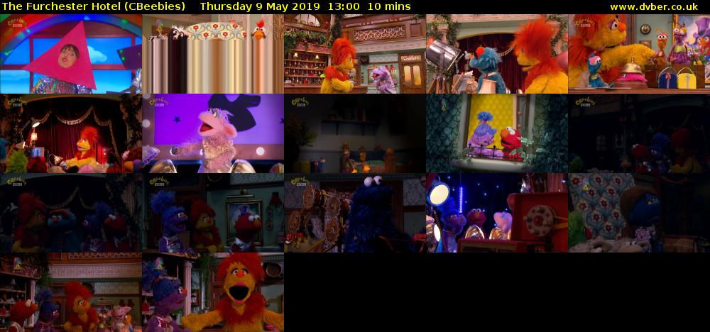 The Furchester Hotel (CBeebies) Thursday 9 May 2019 13:00 - 13:10