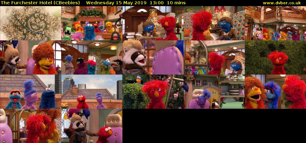 The Furchester Hotel (CBeebies) Wednesday 15 May 2019 13:00 - 13:10