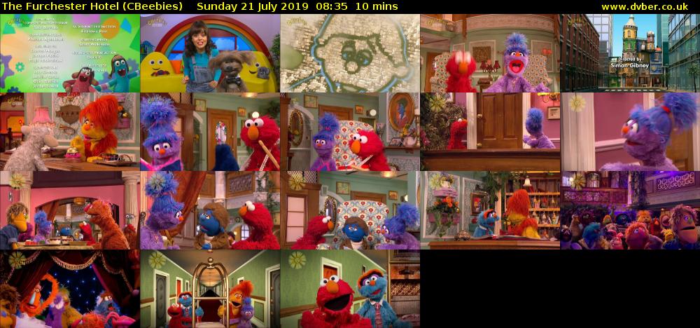 The Furchester Hotel (CBeebies) Sunday 21 July 2019 08:35 - 08:45