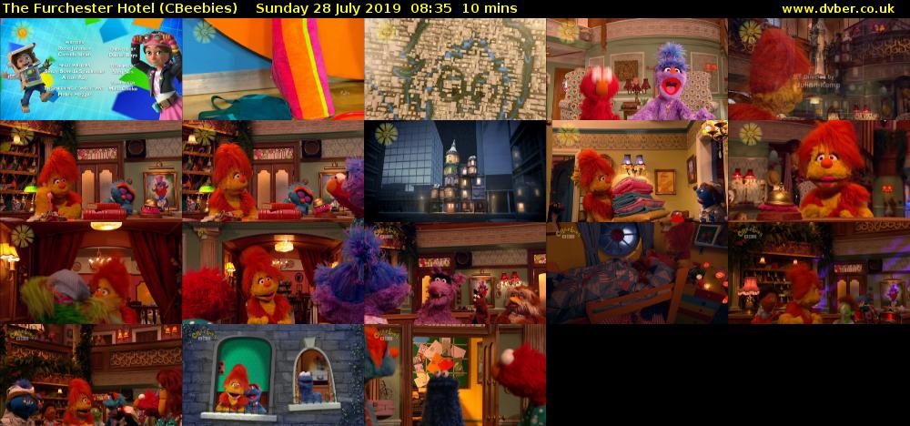 The Furchester Hotel (CBeebies) Sunday 28 July 2019 08:35 - 08:45