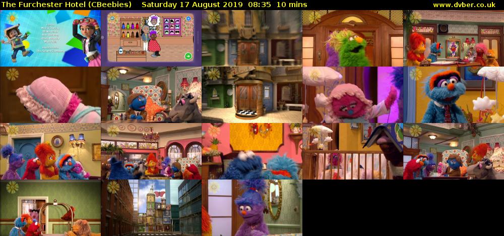 The Furchester Hotel (CBeebies) Saturday 17 August 2019 08:35 - 08:45