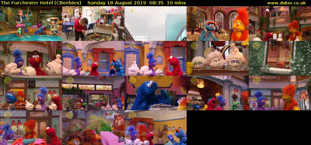The Furchester Hotel (CBeebies) Sunday 18 August 2019 08:35 - 08:45