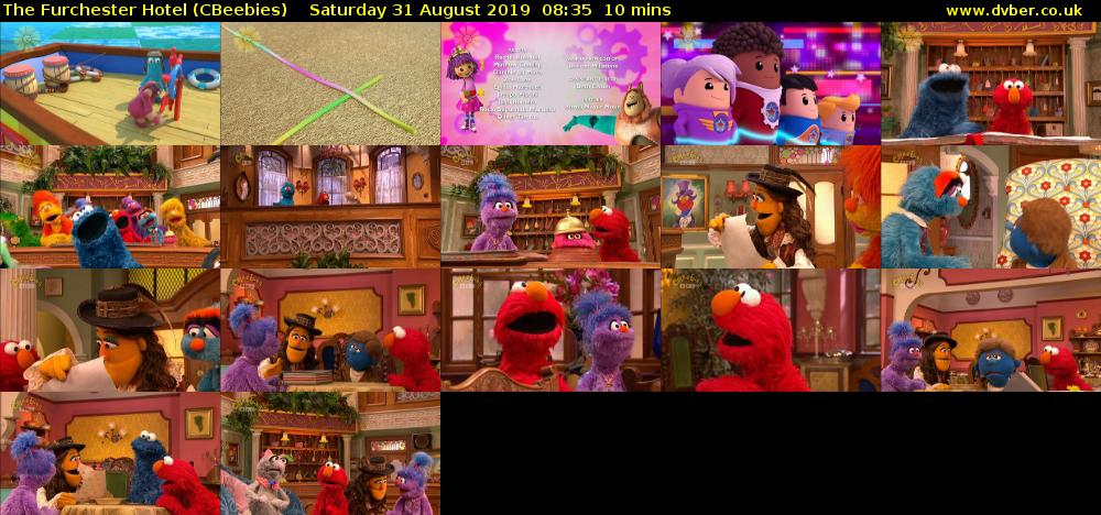 The Furchester Hotel (CBeebies) Saturday 31 August 2019 08:35 - 08:45