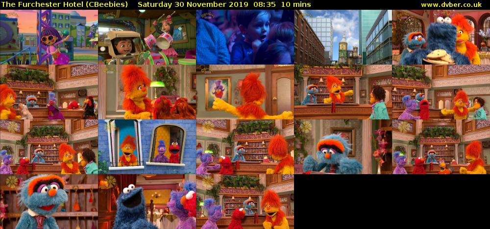 The Furchester Hotel (CBeebies) Saturday 30 November 2019 08:35 - 08:45