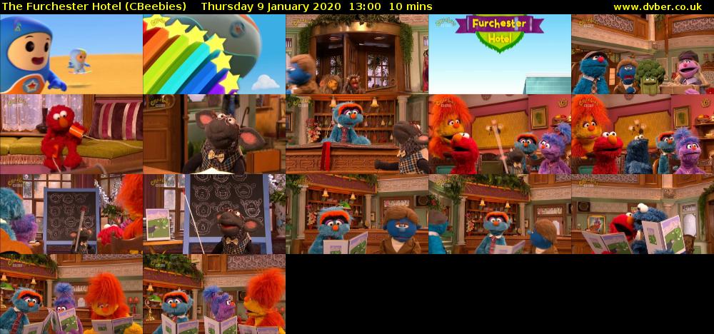 The Furchester Hotel (CBeebies) Thursday 9 January 2020 13:00 - 13:10