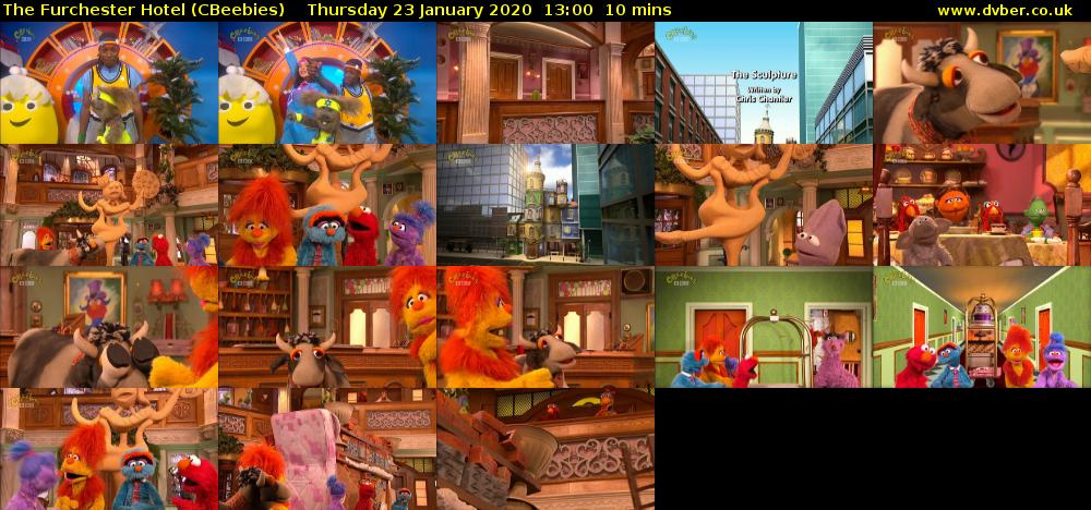 The Furchester Hotel (CBeebies) Thursday 23 January 2020 13:00 - 13:10