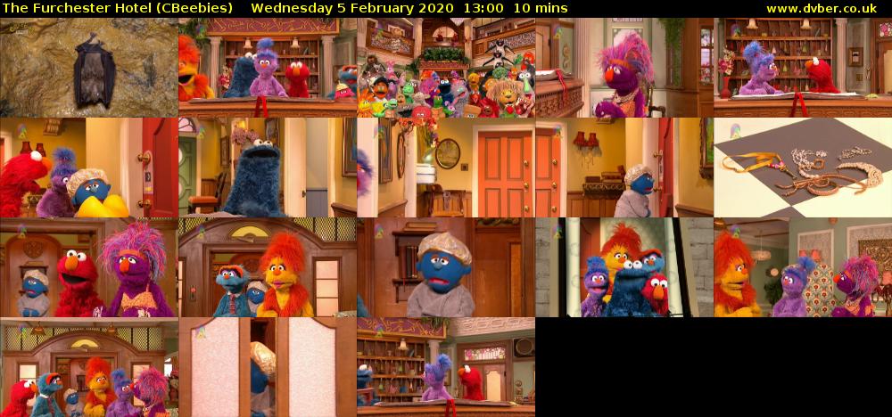The Furchester Hotel (CBeebies) Wednesday 5 February 2020 13:00 - 13:10