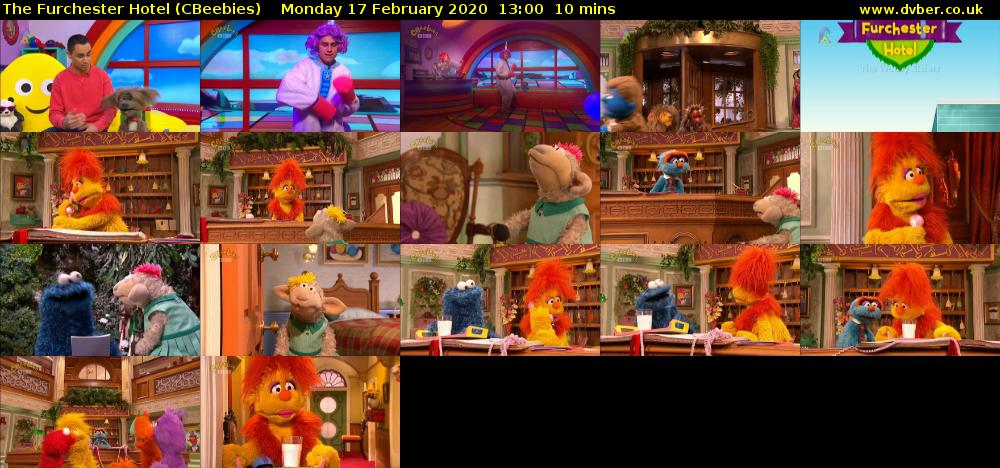 The Furchester Hotel (CBeebies) Monday 17 February 2020 13:00 - 13:10