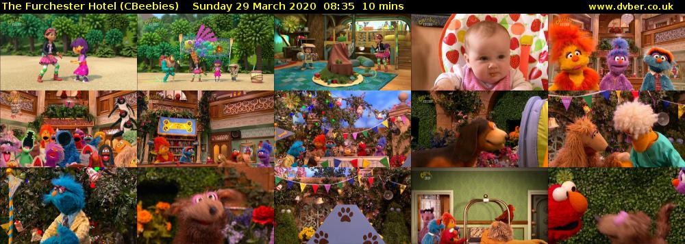 The Furchester Hotel (CBeebies) Sunday 29 March 2020 08:35 - 08:45