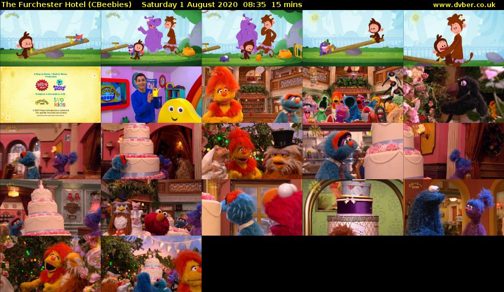 The Furchester Hotel (CBeebies) Saturday 1 August 2020 08:35 - 08:50