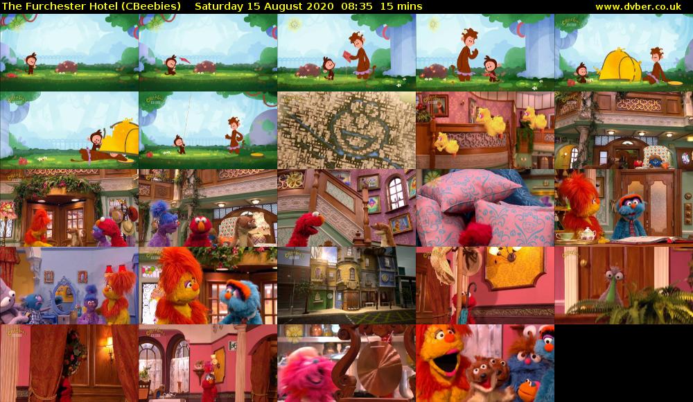 The Furchester Hotel (CBeebies) Saturday 15 August 2020 08:35 - 08:50
