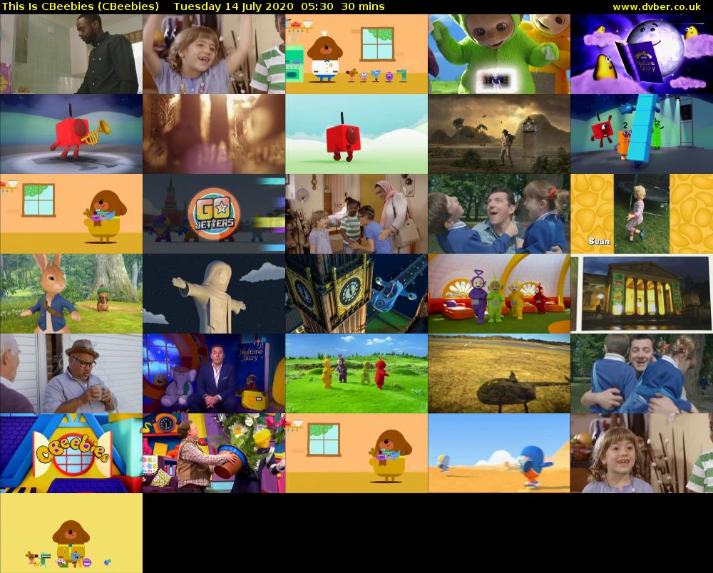 This Is CBeebies (CBeebies) 202007140530