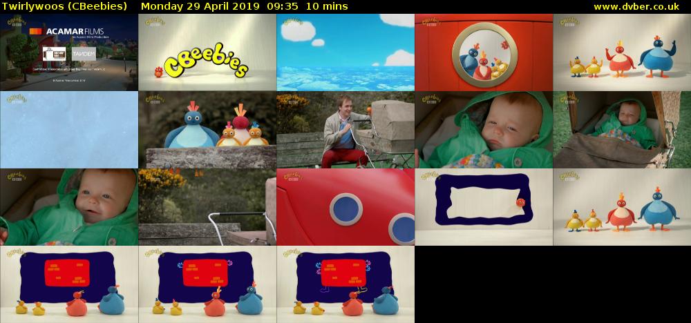 Twirlywoos (CBeebies) Monday 29 April 2019 09:35 - 09:45
