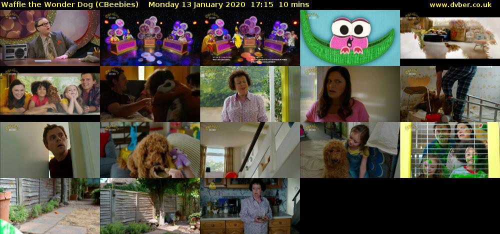 Waffle the Wonder Dog (CBeebies) Monday 13 January 2020 17:15 - 17:25