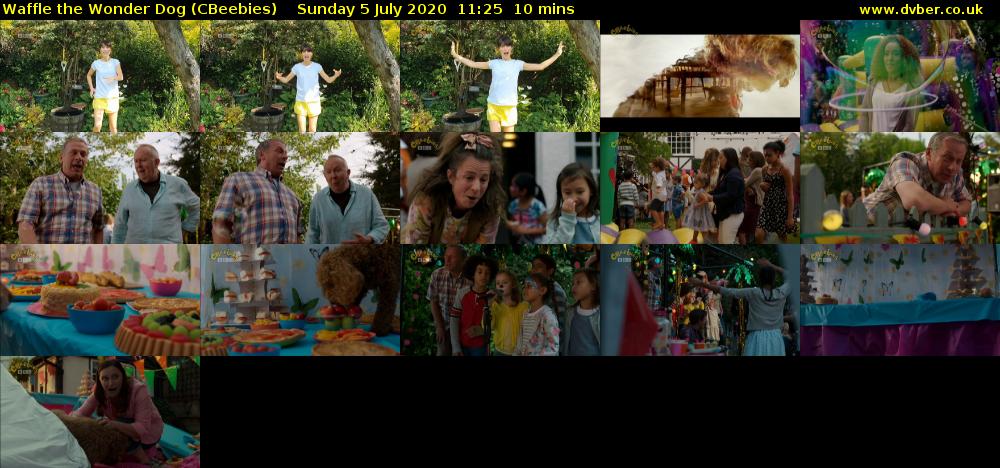 Waffle the Wonder Dog (CBeebies) Sunday 5 July 2020 11:25 - 11:35