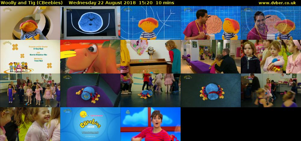 Woolly and Tig (CBeebies) Wednesday 22 August 2018 15:20 - 15:30