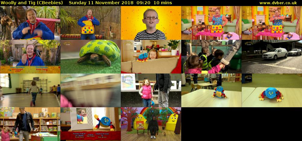Woolly and Tig (CBeebies) Sunday 11 November 2018 09:20 - 09:30