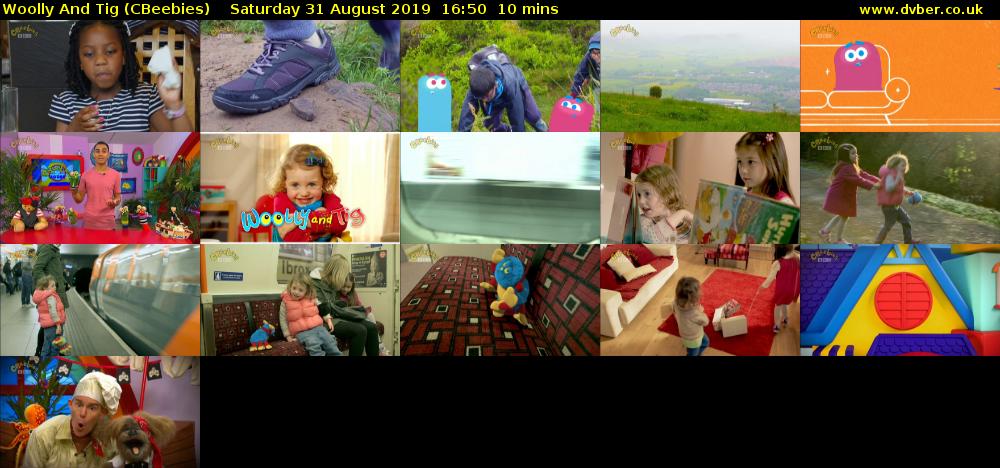Woolly and Tig (CBeebies) Saturday 31 August 2019 16:50 - 17:00