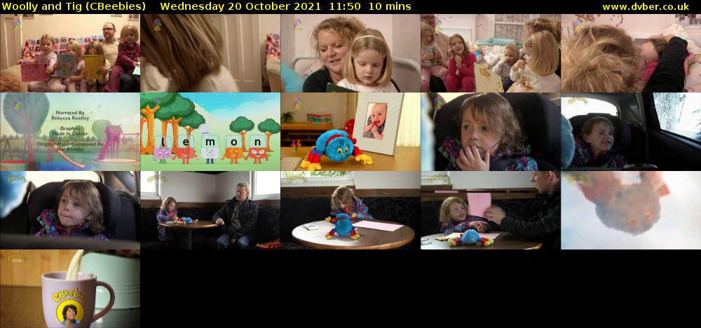 Woolly and Tig (CBeebies) Wednesday 20 October 2021 11:50 - 12:00