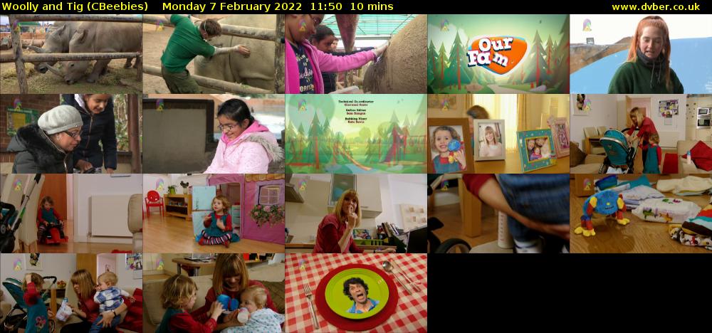 Woolly and Tig (CBeebies) Monday 7 February 2022 11:50 - 12:00
