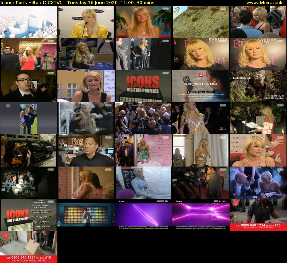 Icons: Paris Hilton (CCXTV) Tuesday 16 June 2020 11:00 - 11:30