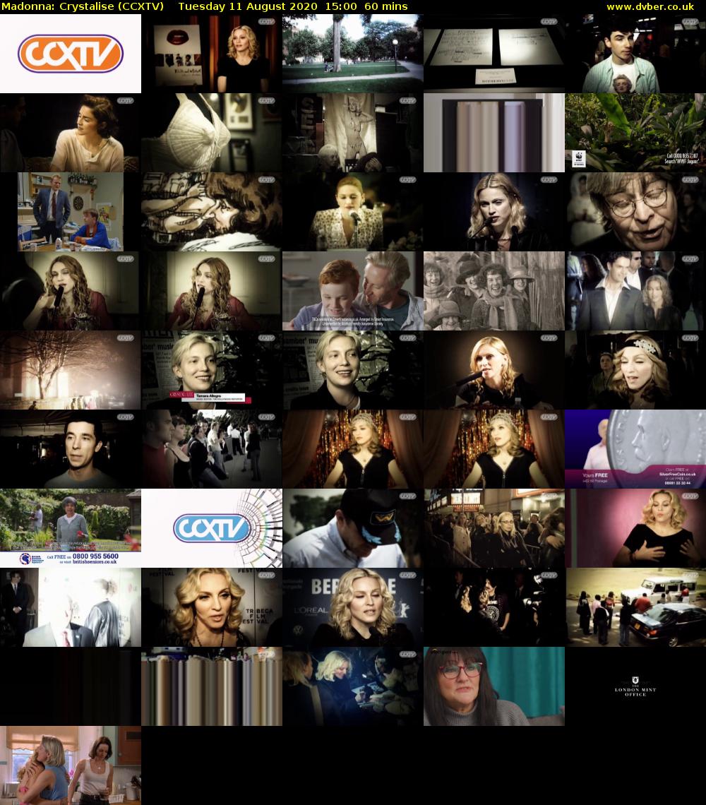 Madonna: Crystalise (CCXTV) Tuesday 11 August 2020 15:00 - 16:00