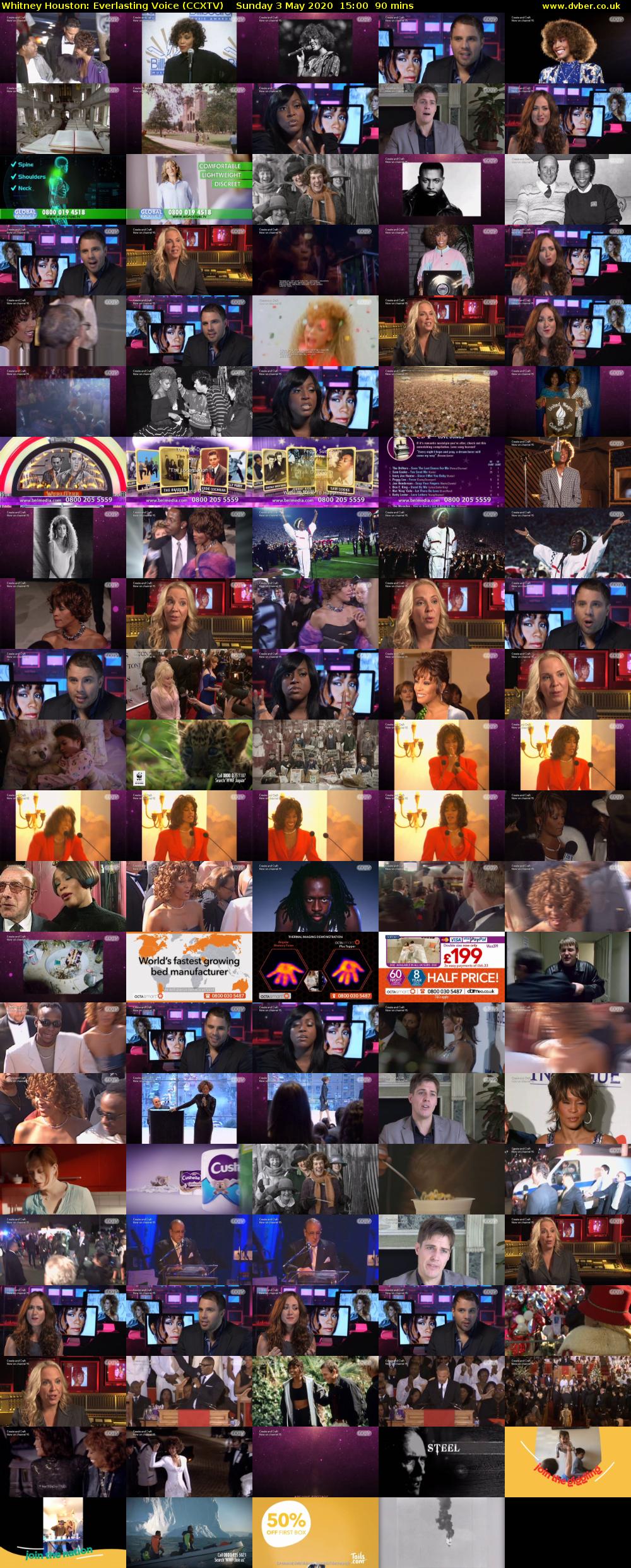 Whitney Houston: Everlasting Voice (CCXTV) Sunday 3 May 2020 15:00 - 16:30