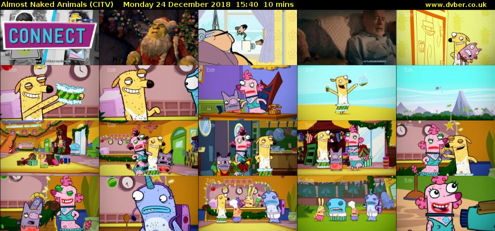 Almost Naked Animals (CITV) Monday 24 December 2018 15:40 - 15:50