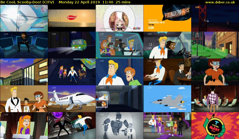 Be Cool, Scooby-Doo! (CITV) Monday 22 April 2019 11:40 - 12:05