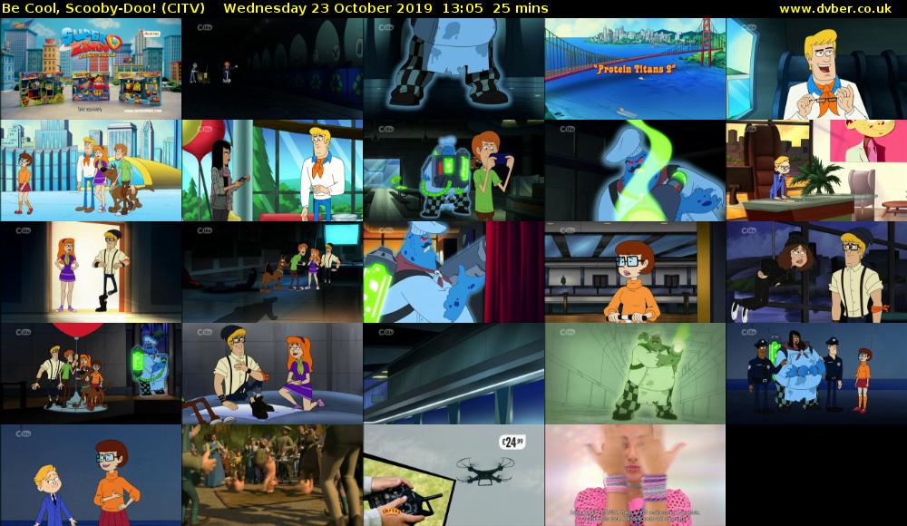 Be Cool, Scooby-Doo! (CITV) Wednesday 23 October 2019 13:05 - 13:30