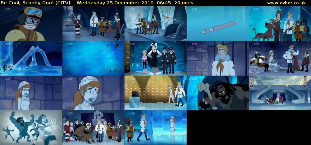 Be Cool, Scooby-Doo! (CITV) Wednesday 25 December 2019 06:45 - 07:05