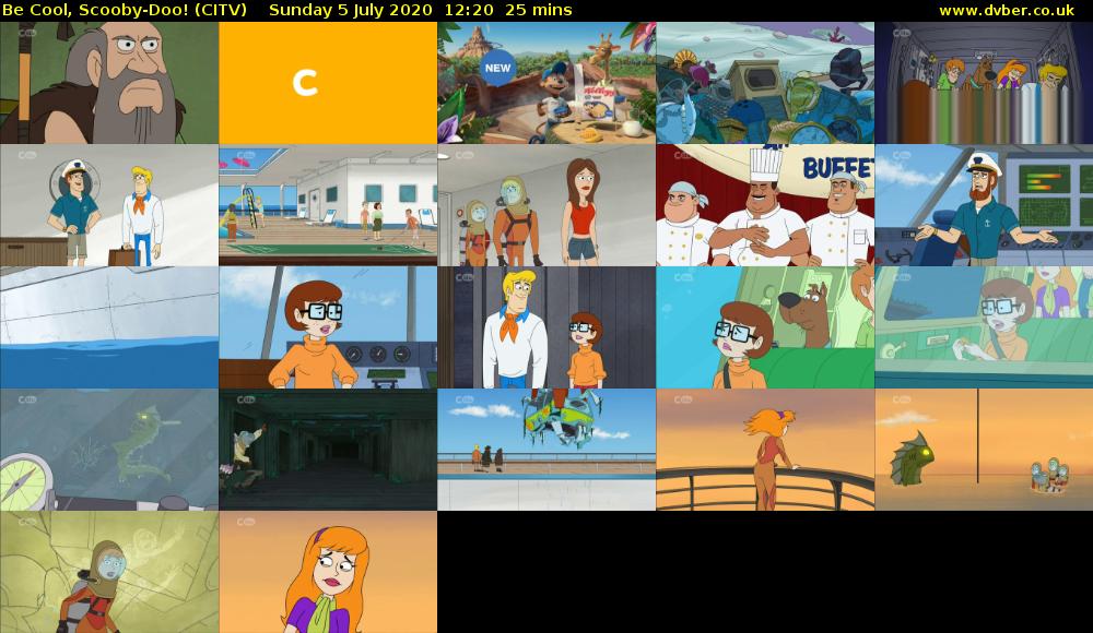 Be Cool, Scooby-Doo! (CITV) Sunday 5 July 2020 12:20 - 12:45