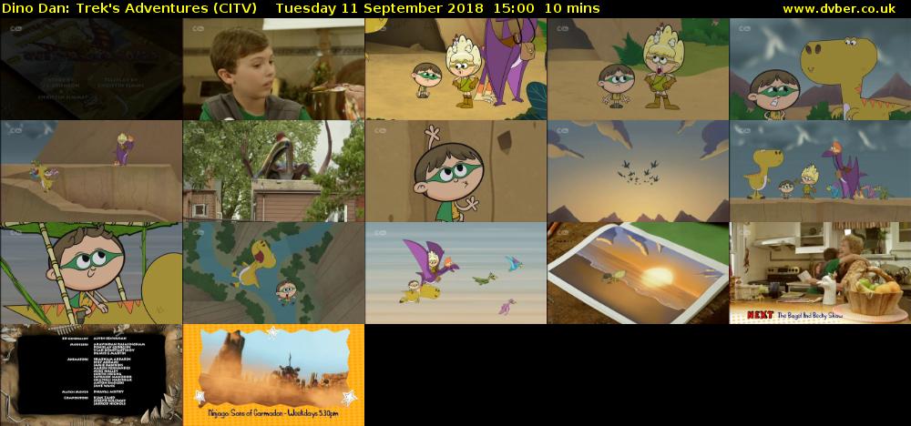Dino Dan: Trek's Adventures (CITV) Tuesday 11 September 2018 15:00 - 15:10