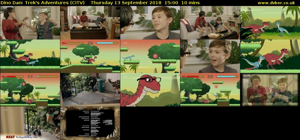 Dino Dan: Trek's Adventures (CITV) Thursday 13 September 2018 15:00 - 15:10