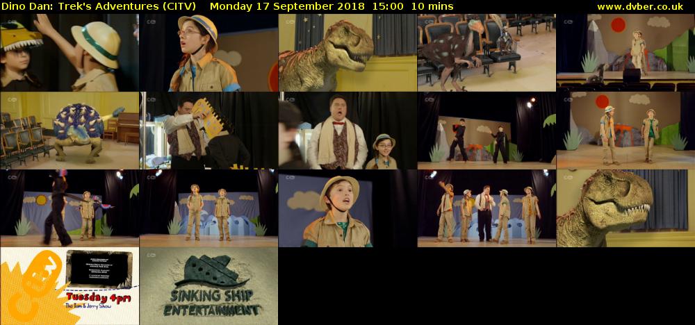 Dino Dan: Trek's Adventures (CITV) Monday 17 September 2018 15:00 - 15:10