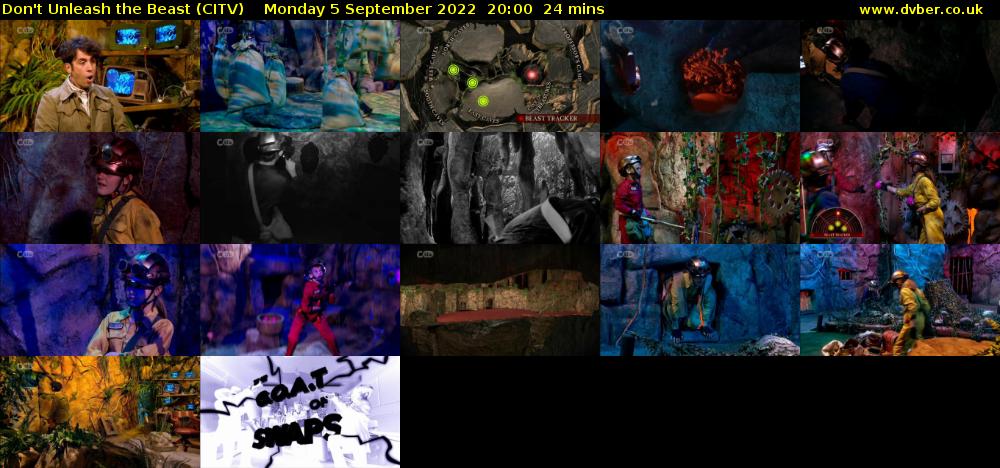 Don't Unleash the Beast (CITV) Monday 5 September 2022 20:00 - 20:24