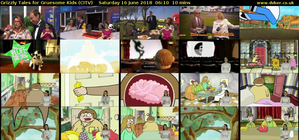 Grizzly Tales for Gruesome Kids (CITV) Saturday 16 June 2018 06:10 - 06:20