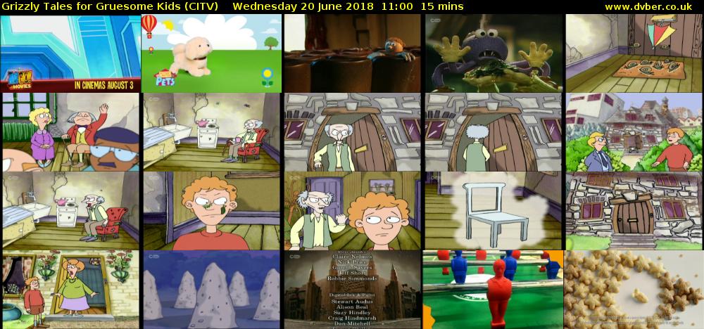 Grizzly Tales for Gruesome Kids (CITV) Wednesday 20 June 2018 11:00 - 11:15