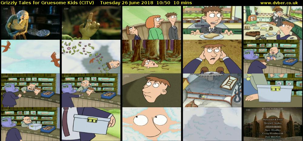 Grizzly Tales for Gruesome Kids (CITV) Tuesday 26 June 2018 10:50 - 11:00