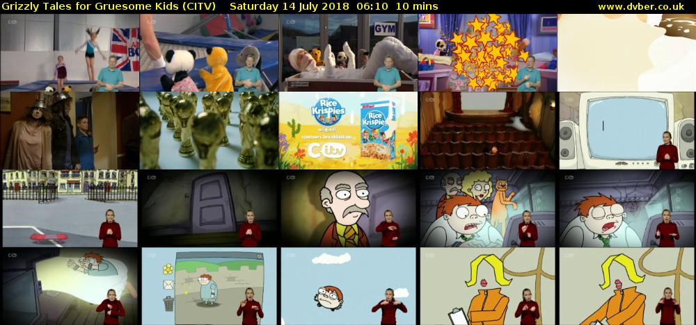 Grizzly Tales for Gruesome Kids (CITV) Saturday 14 July 2018 06:10 - 06:20