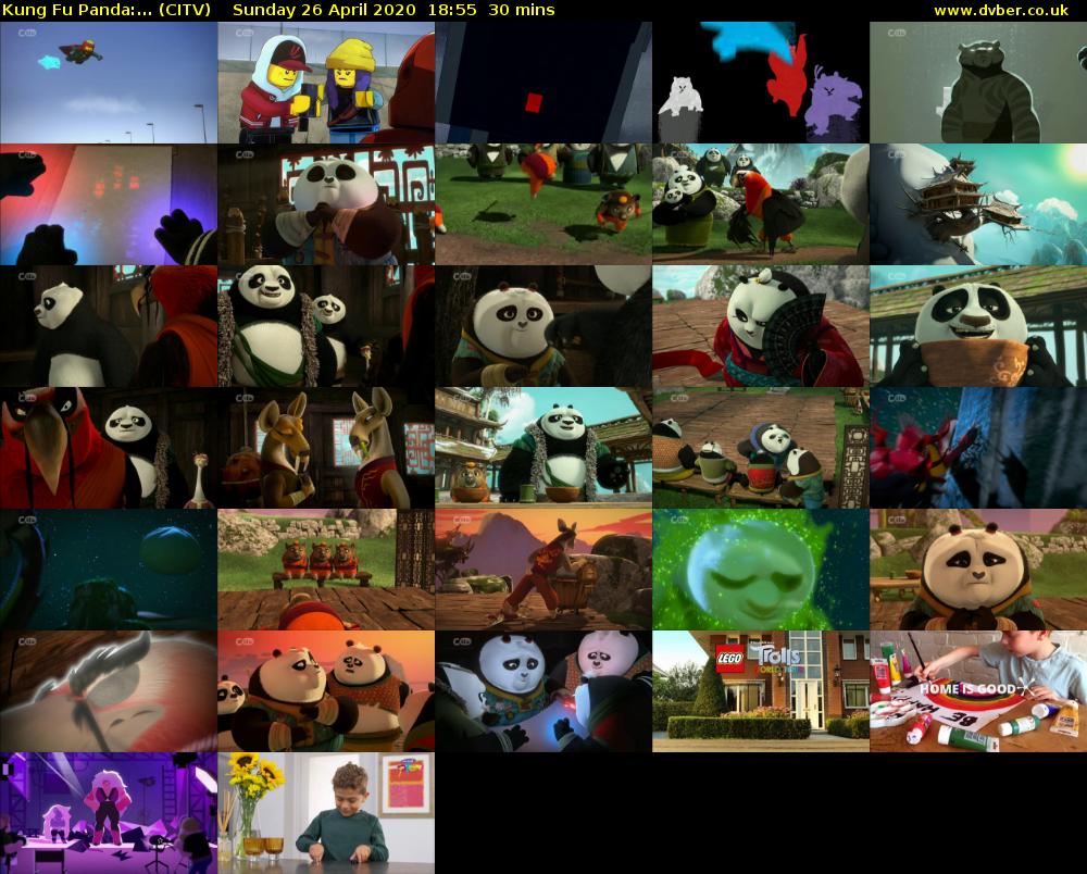Kung Fu Panda:... (CITV) Sunday 26 April 2020 18:55 - 19:25