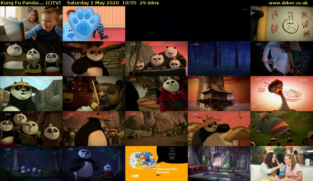 Kung Fu Panda:... (CITV) Saturday 2 May 2020 10:55 - 11:24
